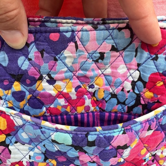 EUC-Vera Bradley Impressionista Double Front Zipper Crossbody Bag - Picture 3 of 11